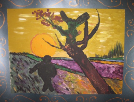 19. Copia de Il seminatore di V. Van Gogh 71x54cm