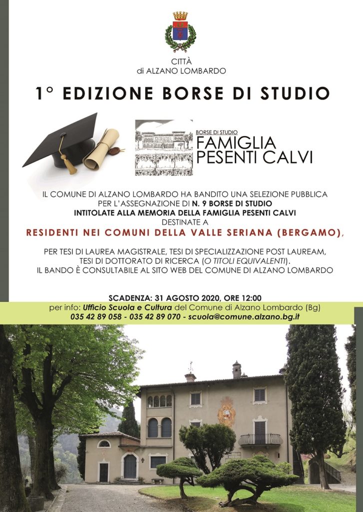 Scadenza 31 Agosto ore 12:00