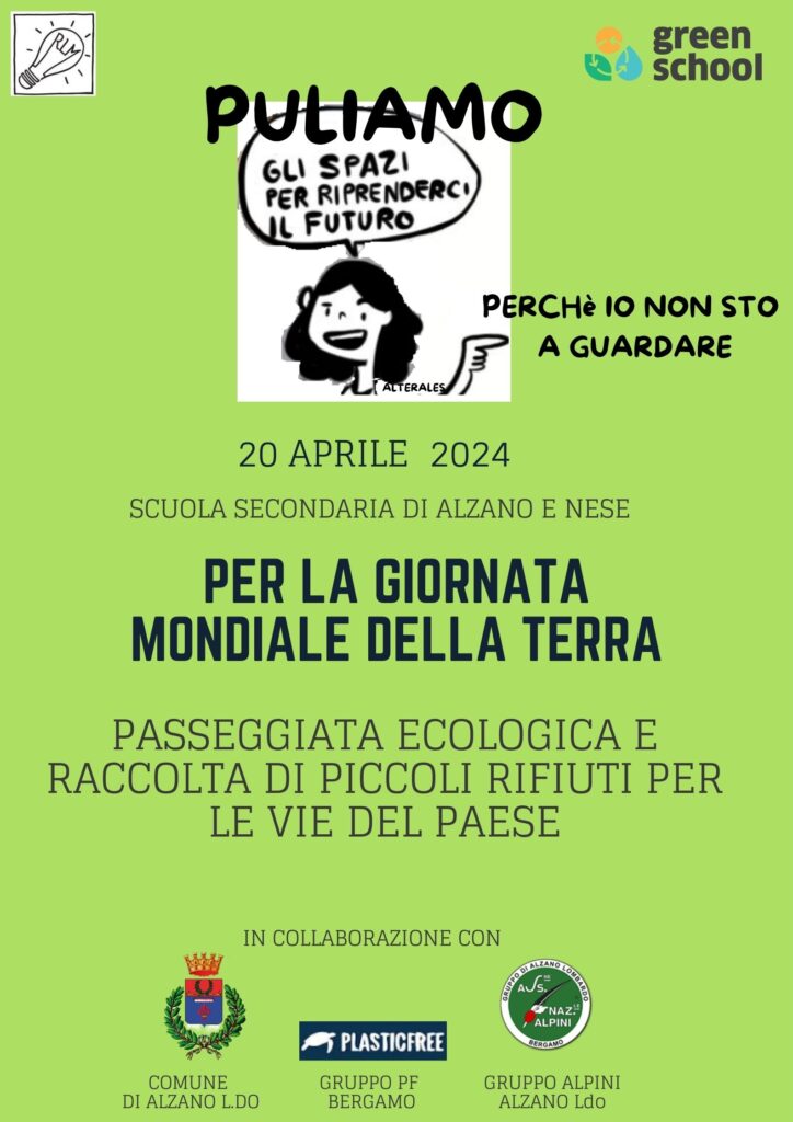 Per la giornata nazionale della terra-Passeggiata ecologica e raccolta di piccoli rifiuti per le vie del paese